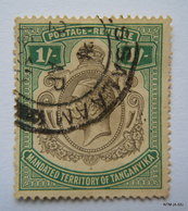 TANGANYIKA 1927, King George V, Postage-Revenew Stamp, Mandated Territory Of Tanganyika, 1S. SG102. Used. - Tanganyika (...-1932)