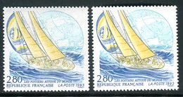 France - N° 2831 - 1 Exemplaire Bateau Pâle + 1 Normal, Neufs ** - Ref VJ121 - Nuevos