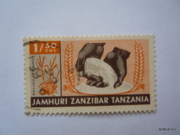 ZANZIBAR 1966, Jamhuri, Zanzibar, Tanzania, 1/30 Shs; Mavuno Ya M Punga. SG 469, Used. - Zanzibar (1963-1968)