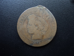 FRANCE : 10 CENTIMES  1870 A    F.135.4 * / G.265 / KM 815.1   B - (TBC) - 1870-1871 Governo Di Difesa Nazionale