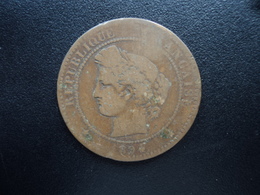 FRANCE : 10 CENTIMES  1894 A    F.135 / G.265a / KM 815.1   B+ - 10 Centimes