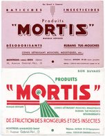 2 Buvards Mortis, Destruction Des Rongeurs Et Des Insectes. - M