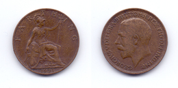 Great Britain 1/4 Penny 1921 - B. 1 Farthing