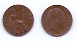 Great Britain 1/2 Penny 1910 - C. 1/2 Penny