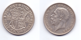 Great Britain 1/2 Crown 1933 - K. 1/2 Crown