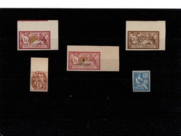 LEVANT Français,1905.5 Timbres Non Dentelés,toujours Sans Gomme.Cote 4165€.Signé Edouard Berck. - Other & Unclassified