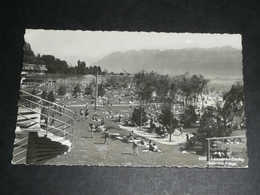 CPSM, Carte Postale, Suisse, Lausanne-Ouchy, Bellerive Plage, Animée - Bellerive