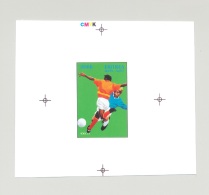 Eritrea 1996 Olympics Soccer 1v Unissued Design Chromalin Essay - Eritrea