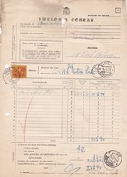 PORTUGAL STAMP - TÍTULOS A COBRAR - PORTO To AMADORA - Lettres & Documents