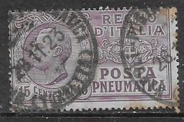 Italia Italy 1913 Regno Posta Pneumatica Leoni C15 Sa N.PN2 US - Rohrpost