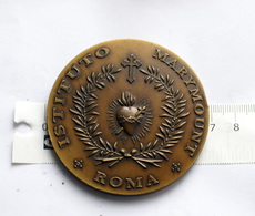 ITALIA , MEDAGLIONE IN BRONZO ISTITUTO INTERNAZIONALE MARYMOUNT DI ROMA - Italy