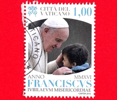 VATICANO - Usato - 2016 - Pontificato Di Papa Francesco - Anno MMXVI - IVBILAEVM MISERICORDIAE - Con Un Bambino - 1.00 - Used Stamps