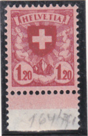 No 164.2.01**, Variété : HFLVETIA Au Lieu De HELVETIA - Variétés