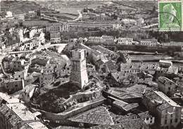 83-DRAGUIGNAN- LA TOUR DE L'HORLOGE VUE DU CIEL - Draguignan