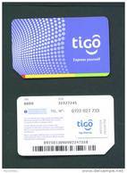 RWANDA  -  Mint/Unused SIM Chip Phonecard Tigo As Scan (stock Scan) - Rwanda