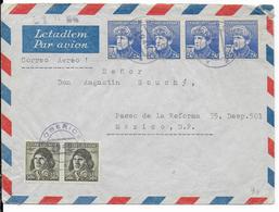 1946 - ENVELOPPE Par AVION Avec OBLITERATION PROVISOIRE De KOBERICE => MEXICO - DESTINATION ! - Brieven En Documenten