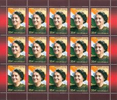 Russia 2017 Sheet 100th Birth Ann Indira Gandhi People Flag Prime Minister India Politician Lady Celebrations Stamps MNH - Fogli Completi