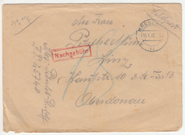 Feldpost Letter Cover Travelled 1943 Breslau To Linz - Nachgebühr B180420 - Militaria