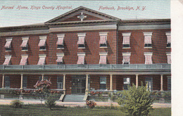 Original 1905-1910 Postcard - Brooklyn NY - Nurses Home - Kings County Hospital - Undivided Back - 2 Scans - Brooklyn