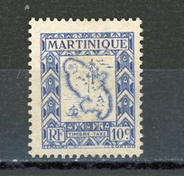 MARTINIQUE - TAXE - N° Yvert  27 (*) IMPRESSION RECTO-VERSO PETIT FORMAT ??? - Strafport