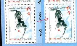 France - N° F 3865 - Feuillet Avec Double Filet + 1 Feuillet Normal Soit 20 Timbres , Neufs ** - Ref VJ157 - Unused Stamps