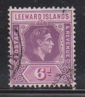 LEEWARD ISLANDS Scott # 110 Used - KGVI Definitive - Leeward  Islands