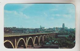 3 CPSM AKRON (Etats Unis Ohio) - Firestone Research Laboratory, View Of Viaduct, Main Street Looking North - Akron