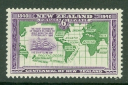 New Zealand: 1940   Centennial    SG621   6d    MNH - Neufs