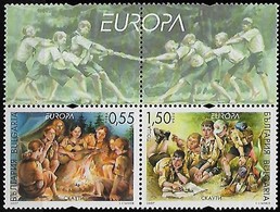 Bulgaria 2007  - Europa Cept -   Set With Vignete MNH** - 2007