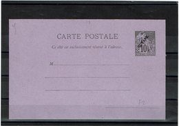 CTN27COL- GUYANE FRANCAISE CP 10c SURCHARGE OBLIQUE  NEUVE - Sonstige & Ohne Zuordnung