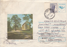 70991- CARANSEBES TIBISCUM HOTEL, TOURISM, COVER STATIONERY, VARIOUS STAMPS, 1993, ROMANIA - Hotel- & Gaststättengewerbe