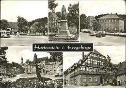 41258534 Hartenstein Zwickau Bus Paul Fleming Denkmal Rathaus HOG Weisses Ross E - Hartenstein