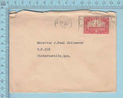 Canada   - # 143, 60 Th Confederation, Cover Montreal 1936 To Victoriaville Quebec - Cartas & Documentos