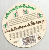 étiquette Fromage , Dessus De Boite , Vive Le Rustique De Printemps , Lutin - Ideval , 61 ,PACE - Cheese