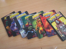 LOT DE 7 CARTES TRADING CARDS ? MARVEL SPIDERMAN De 2007 - Other & Unclassified