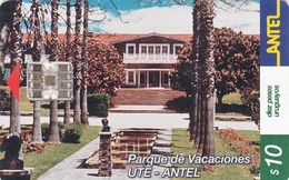 URUGUAY - Parque De Vacaciones Ute-antel, TC 190a, 10 $ , Tirage 100.000, Used - Uruguay