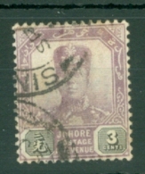 Malaya - Johore: 1904/10   Sultan Ibrahim    SG63    3c    Used - Johore