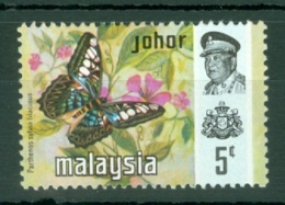 Malaya - Johore: 1971/78  Butterflies    SG177    5c  [Litho]  MH - Johore