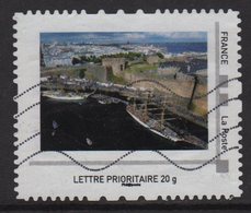 Timbre Personnalise Oblitere - Lettre Prioritaire 20g - Port - Navires - Usati