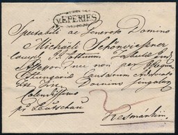 ~1820 Portós Levél / Unpaid Cover 'v.EPERIES' - Késmárk - Altri & Non Classificati