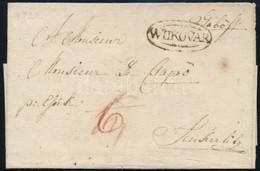 1820 Portós Levél / Unpaid Cover 'WUKOVAR' - Altri & Non Classificati