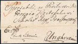 1828 Ex Offo Piros/red 'v:MUNKÁTS' - Unghvar - Sonstige & Ohne Zuordnung