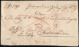 1829 Ex Offo Piros/red 'MITROVICZ' - Peterwardein - Andere & Zonder Classificatie