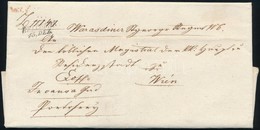 1832 Ex Offo 'BELLOWAR' - Piros/red 'WIEN' - Altri & Non Classificati