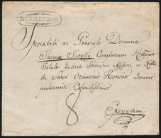 1835 Portós Levél / Unpaid Cover 'DEBRECZIN' - Eperjes - Sonstige & Ohne Zuordnung