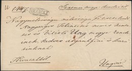 1843 Ex Offo 'N.KAROLY' - Ungvár - Altri & Non Classificati