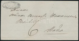 1846 Portós Levél / Cover With Postage Due (kis Hiány / Incomplete) 'SIMAND' - Mako - Altri & Non Classificati