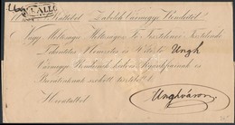 1846 Ex Offo 'N:KALLO' - Unghvár - Sonstige & Ohne Zuordnung