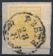 1850 1kr MP III. Kadmium, Jobb Oldalon 5,5 Mm ívszéllel / Cadmium, With 5,5 Mm Margin 'PESTH' Certificate: Ferchenbauer - Altri & Non Classificati