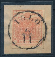 1850 3kr Torz '3'-as Számmal / Plate Flaw 'IGLÓ' - Other & Unclassified